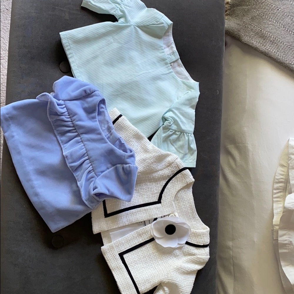 Janie & Jack three piece top set all brand new!!!